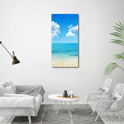 Print pe canvas plaja tropicala