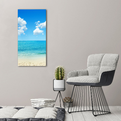 Print pe canvas plaja tropicala