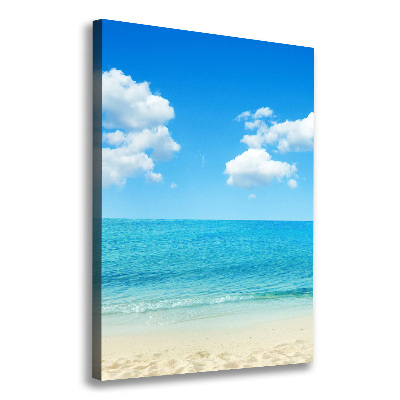 Print pe canvas plaja tropicala