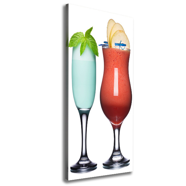 Tablou pe pânză cocktail-uri colorate