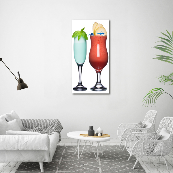 Tablou pe pânză cocktail-uri colorate