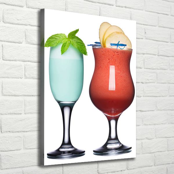 Tablou pe pânză cocktail-uri colorate