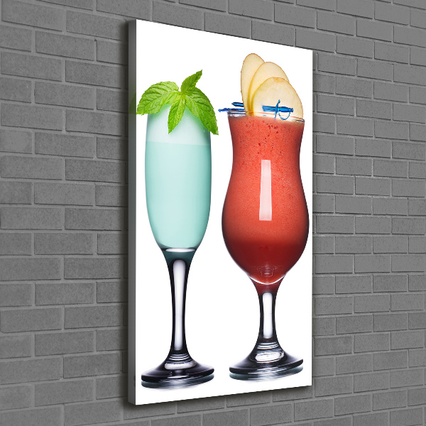 Tablou pe pânză cocktail-uri colorate