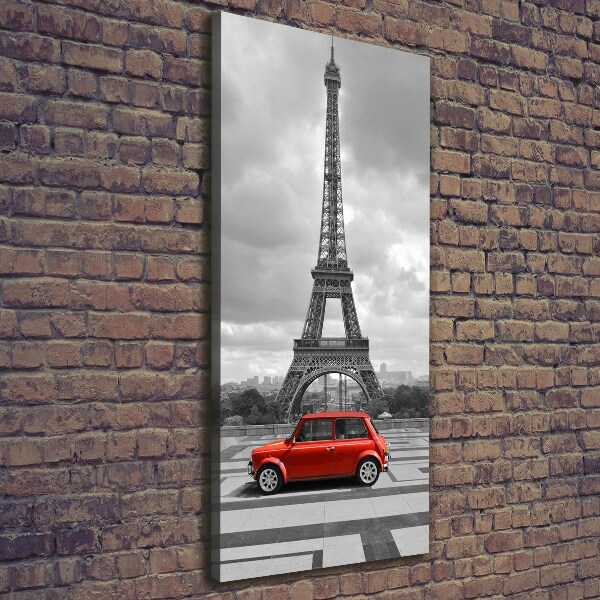 Tablou canvas Turnul Eiffel auto