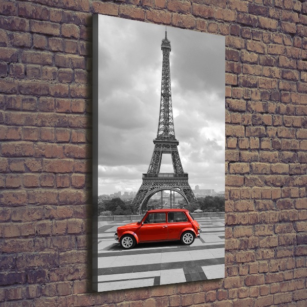 Tablou canvas Turnul Eiffel auto