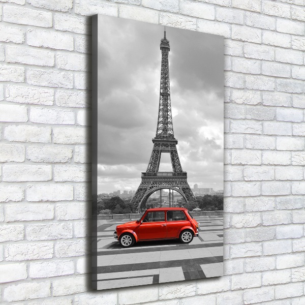 Tablou canvas Turnul Eiffel auto