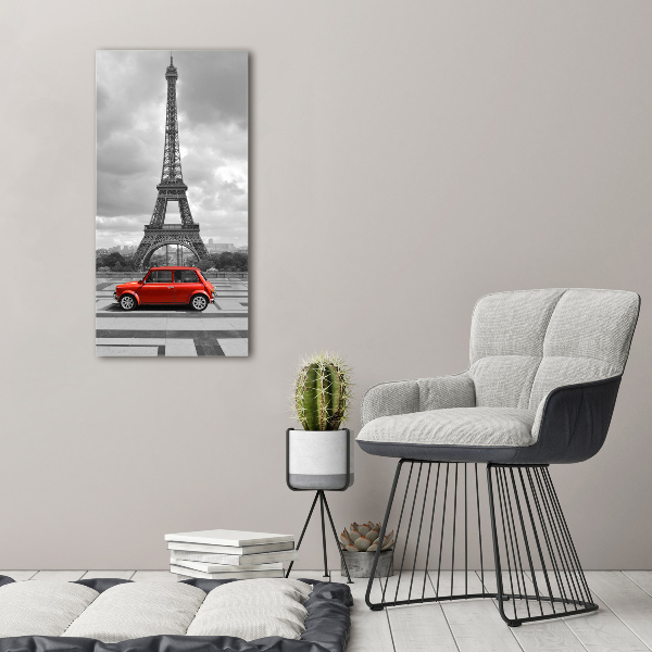 Tablou canvas Turnul Eiffel auto