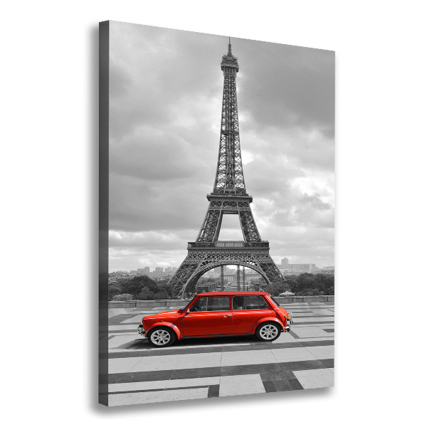 Tablou canvas Turnul Eiffel auto