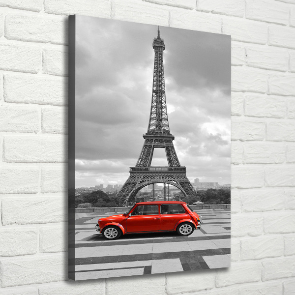 Tablou canvas Turnul Eiffel auto