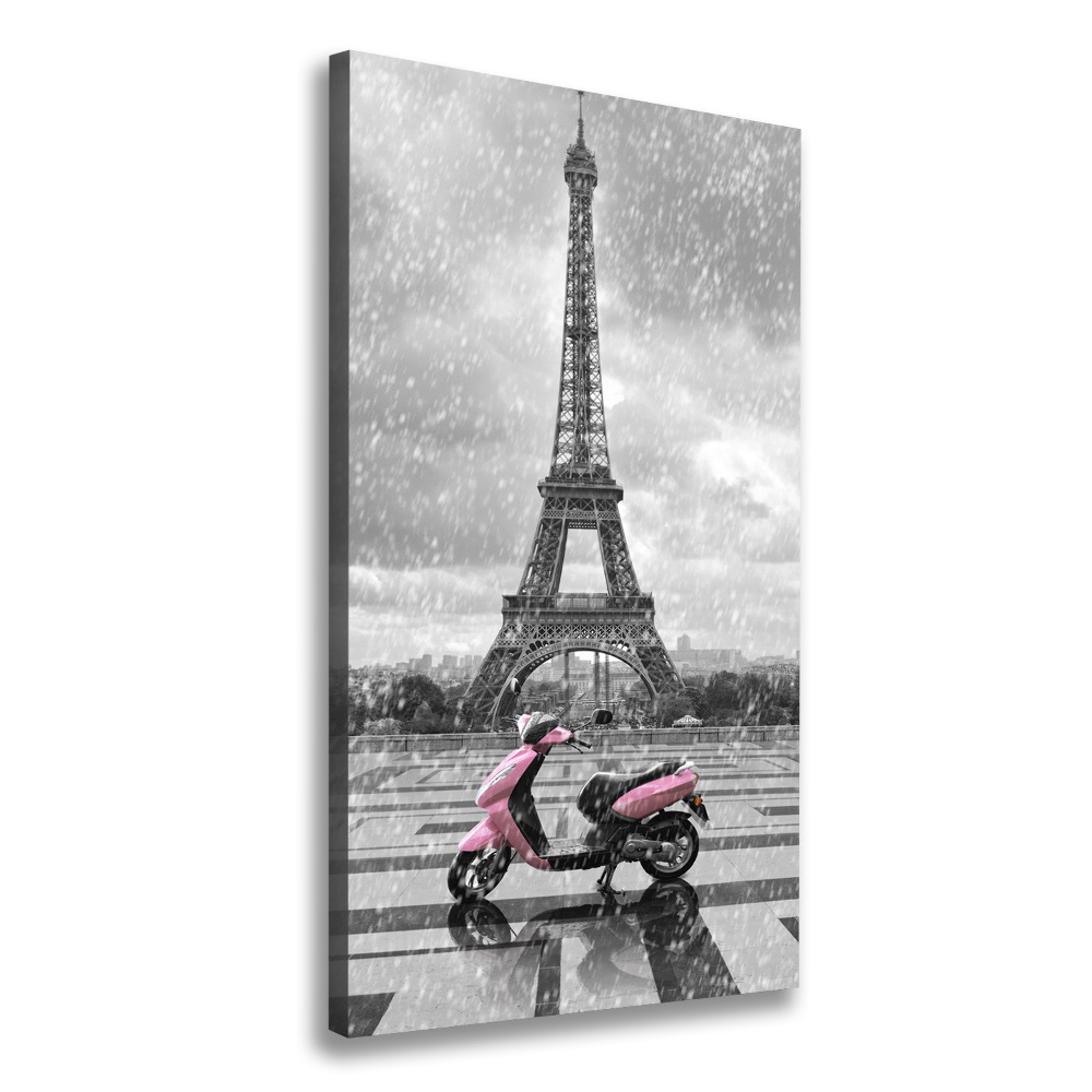 Print pe canvas Turnul Eiffel scuter