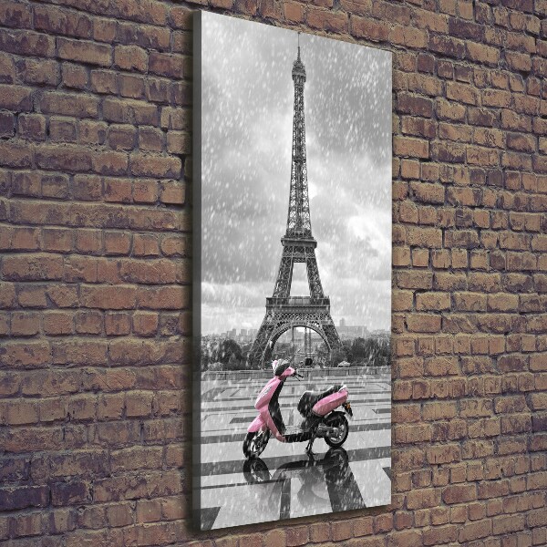 Print pe canvas Turnul Eiffel scuter