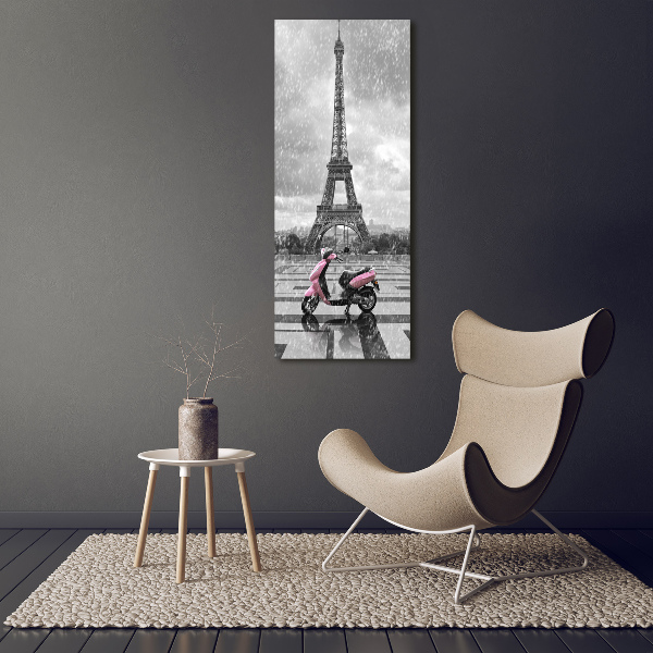 Print pe canvas Turnul Eiffel scuter