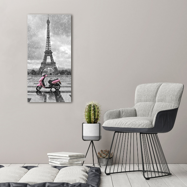 Print pe canvas Turnul Eiffel scuter