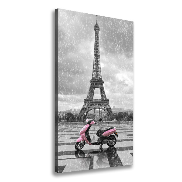 Print pe canvas Turnul Eiffel scuter