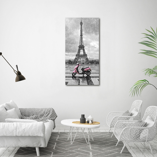 Print pe canvas Turnul Eiffel scuter