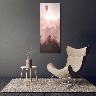 Tablou canvas Flying pădure balon