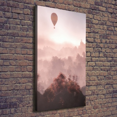 Tablou canvas Flying pădure balon