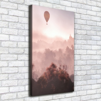 Tablou canvas Flying pădure balon