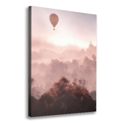 Tablou canvas Flying pădure balon