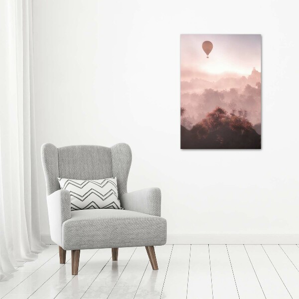 Tablou canvas Flying pădure balon