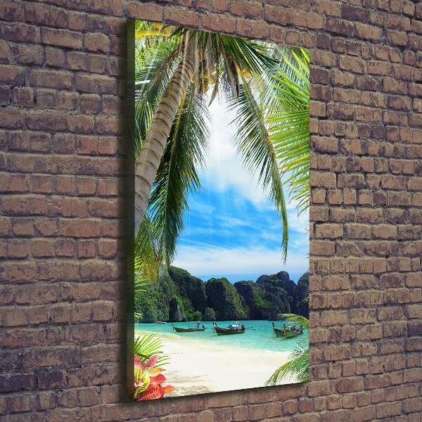 Print pe canvas plaja tropicala