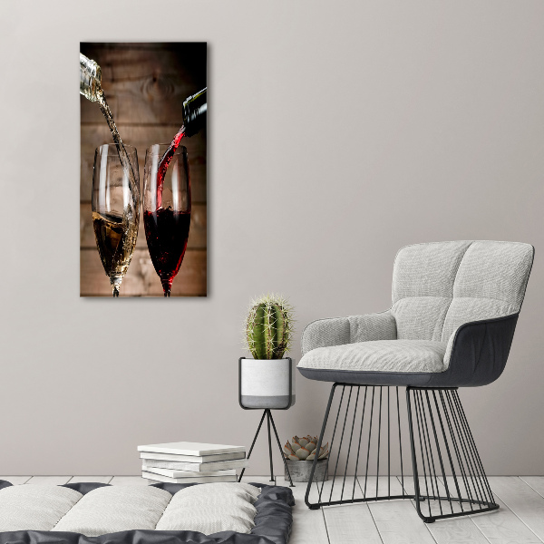 Tablou canvas Vin în pahare