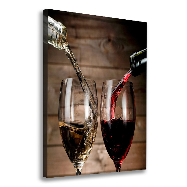 Tablou canvas Vin în pahare
