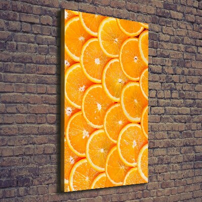 Tablou pe pânză canvas felii de portocale