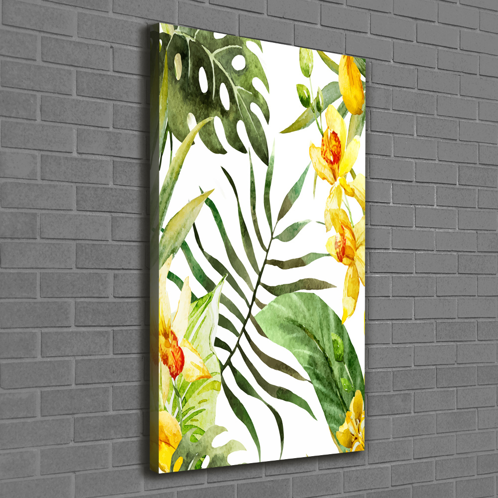 Tablou canvas flori tropicale