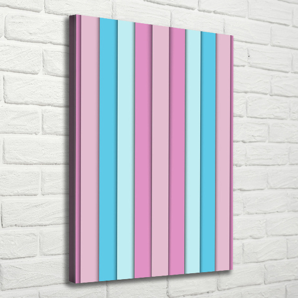 Tablou pe pânză dungi colorate