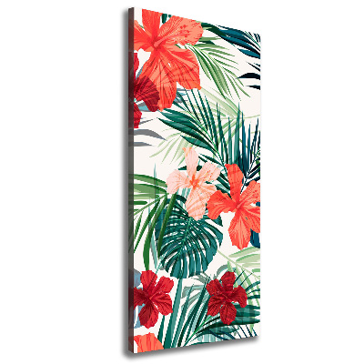 Print pe canvas flori Hawaii