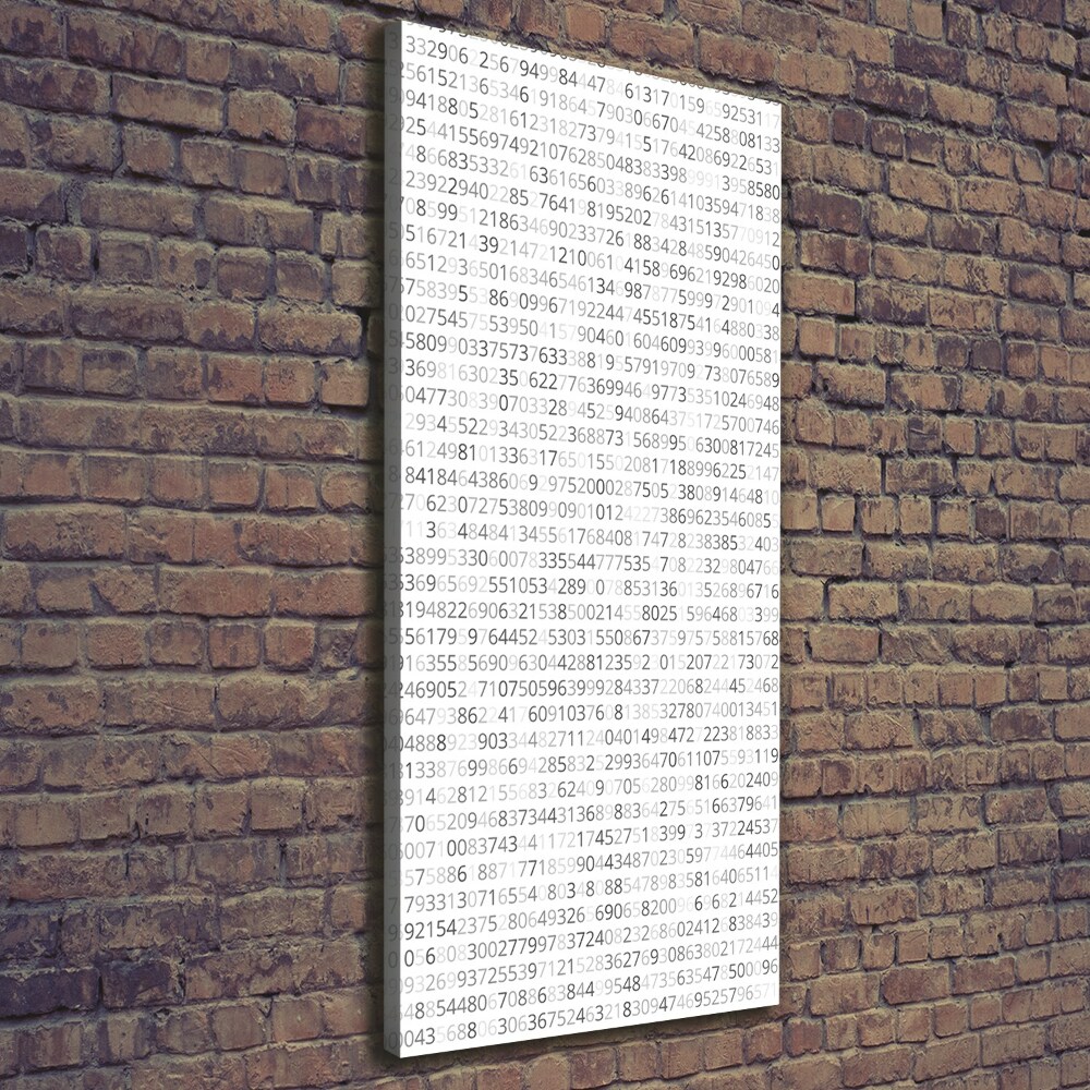 Tablou pe pânză canvas cod binar