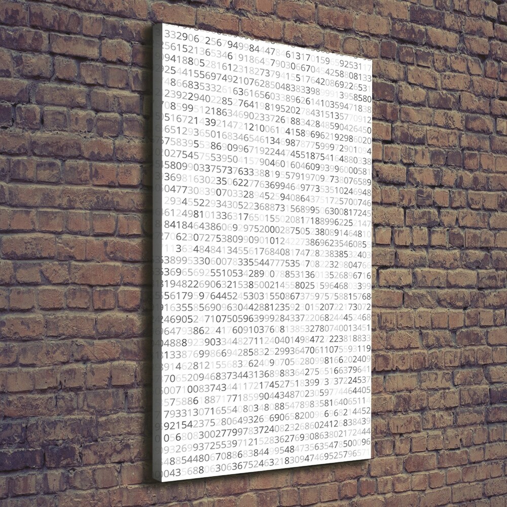 Tablou pe pânză canvas cod binar