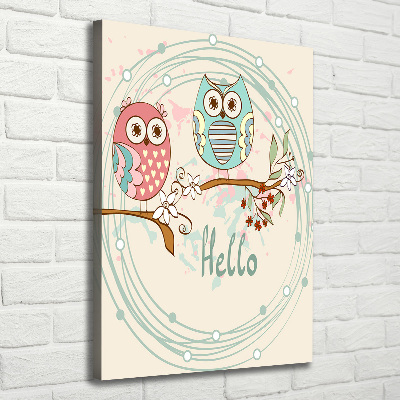 Tablou canvas Owls