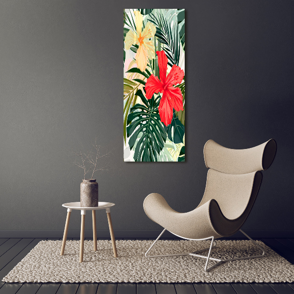 Tablou canvas flori Hawaii
