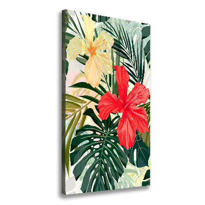 Tablou canvas flori Hawaii