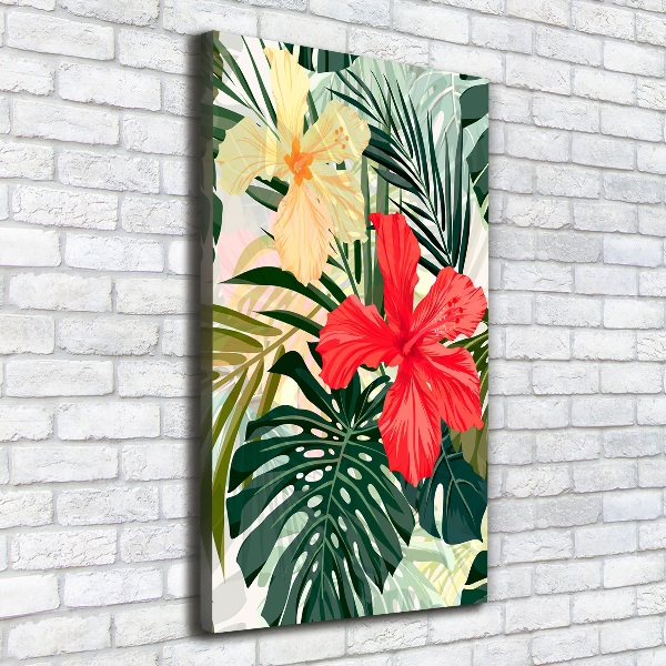 Tablou canvas flori Hawaii