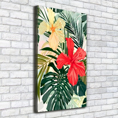 Tablou canvas flori Hawaii