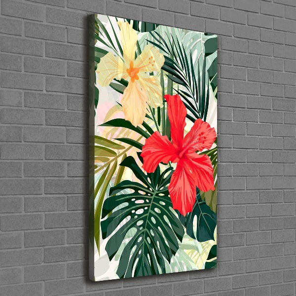 Tablou canvas flori Hawaii