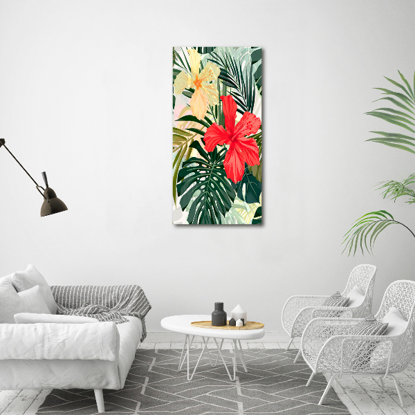 Tablou canvas flori Hawaii