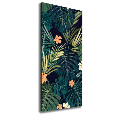 Print pe canvas flori Hawaii