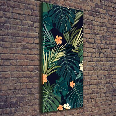 Print pe canvas flori Hawaii