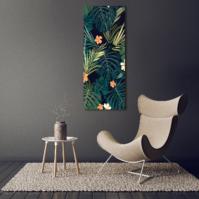 Print pe canvas flori Hawaii