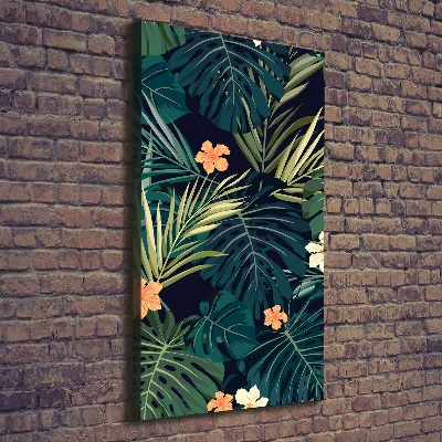 Print pe canvas flori Hawaii