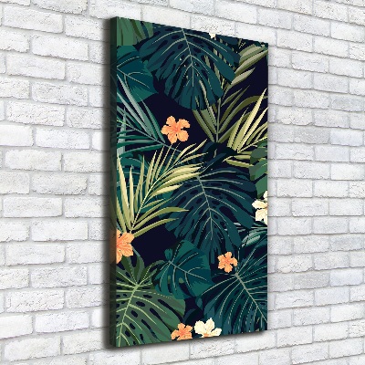 Print pe canvas flori Hawaii