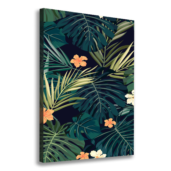 Print pe canvas flori Hawaii