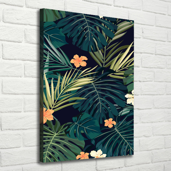 Print pe canvas flori Hawaii