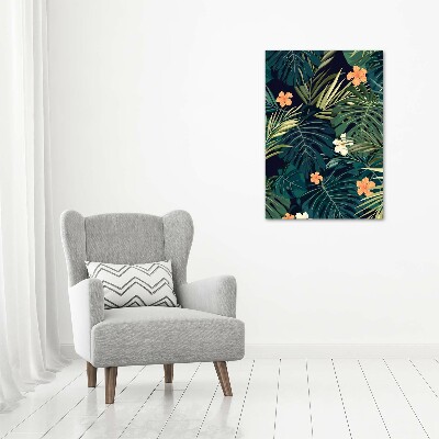 Print pe canvas flori Hawaii