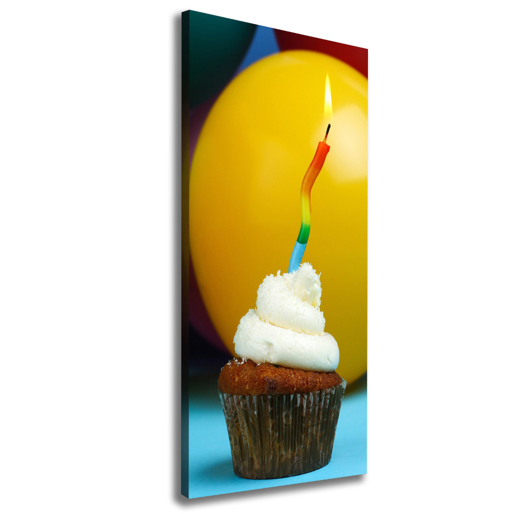 Print pe canvas cupcake ziua de nastere