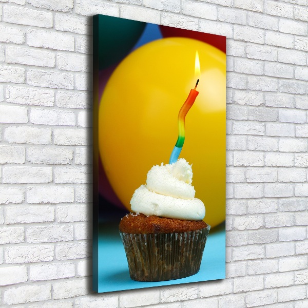 Print pe canvas cupcake ziua de nastere